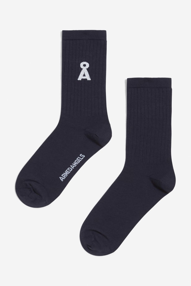 Armedangels SAAMU Socken aus Bio-Baumwoll Mix night sky