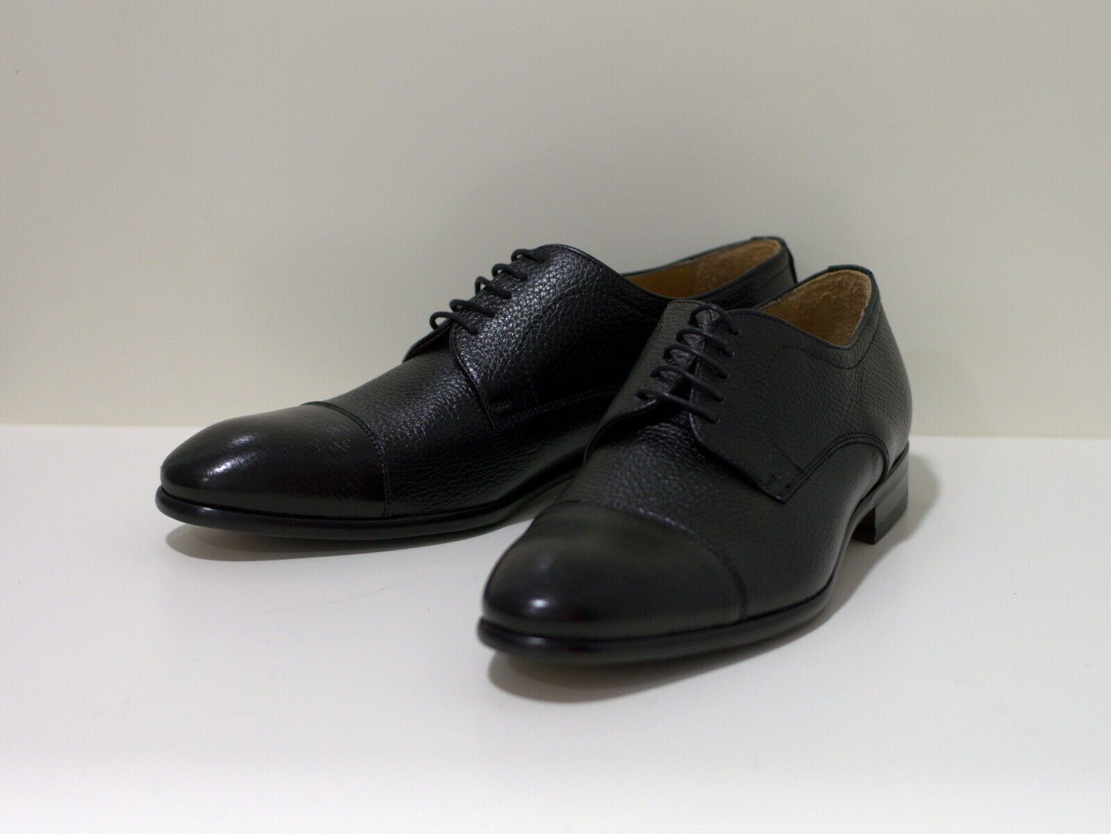 Paco Milan Halbschuh aus Hirschleder in schwarz mit genähter Ledersohle