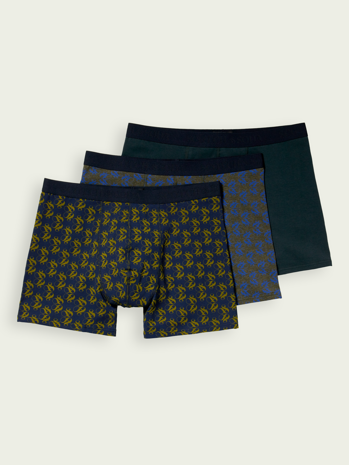 Scotch&Soda Boxershorts im 3er-Pack Combo 0592 verschiedenen Designs