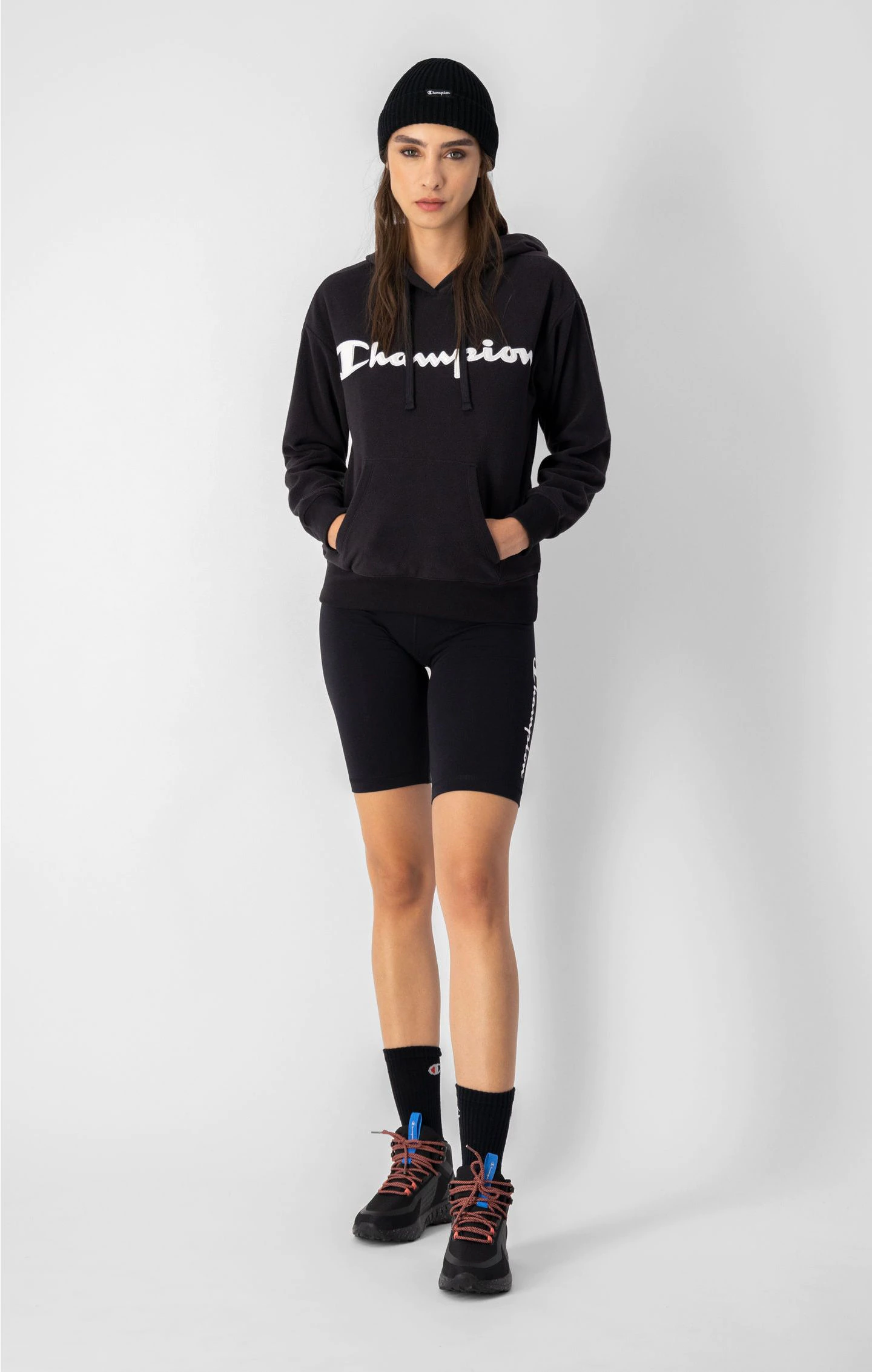 Champion Legacy Kapuzenpullover aus Polarfleece in Kastenform Champion Legacy Kapuzenpullover aus Polarfleece in Kastenform