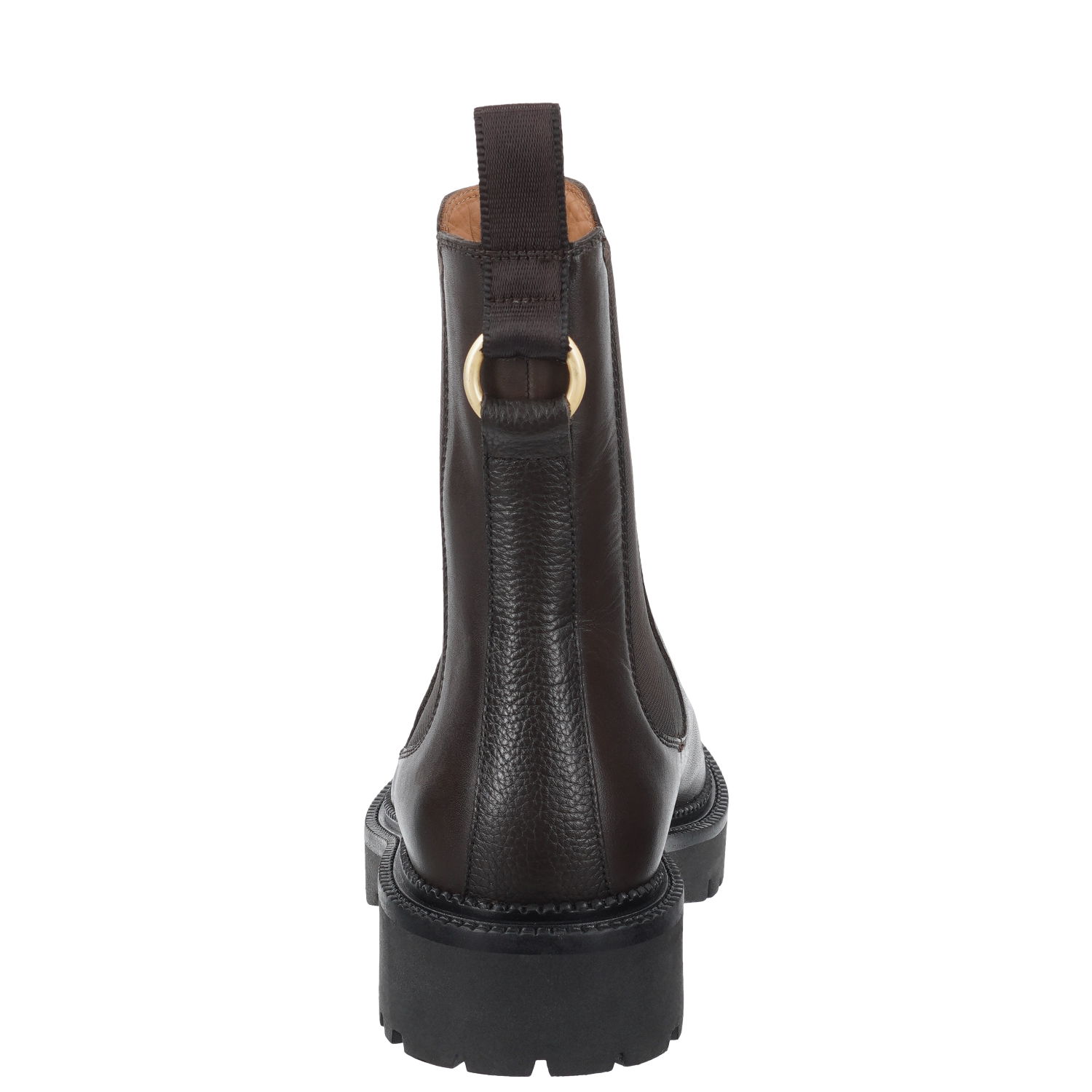 Gant Kelliin Chelsea Boot aus Leder in espresse braun