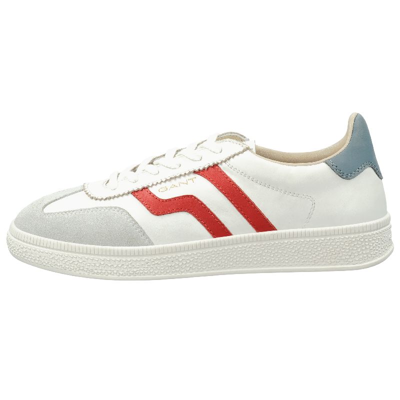 Gant Leder Sneaker Cuzima in white / red 28533549