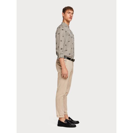 Scotch&Soda Mott – Chino aus Pima-Baumwolle Super Slim Fit beige