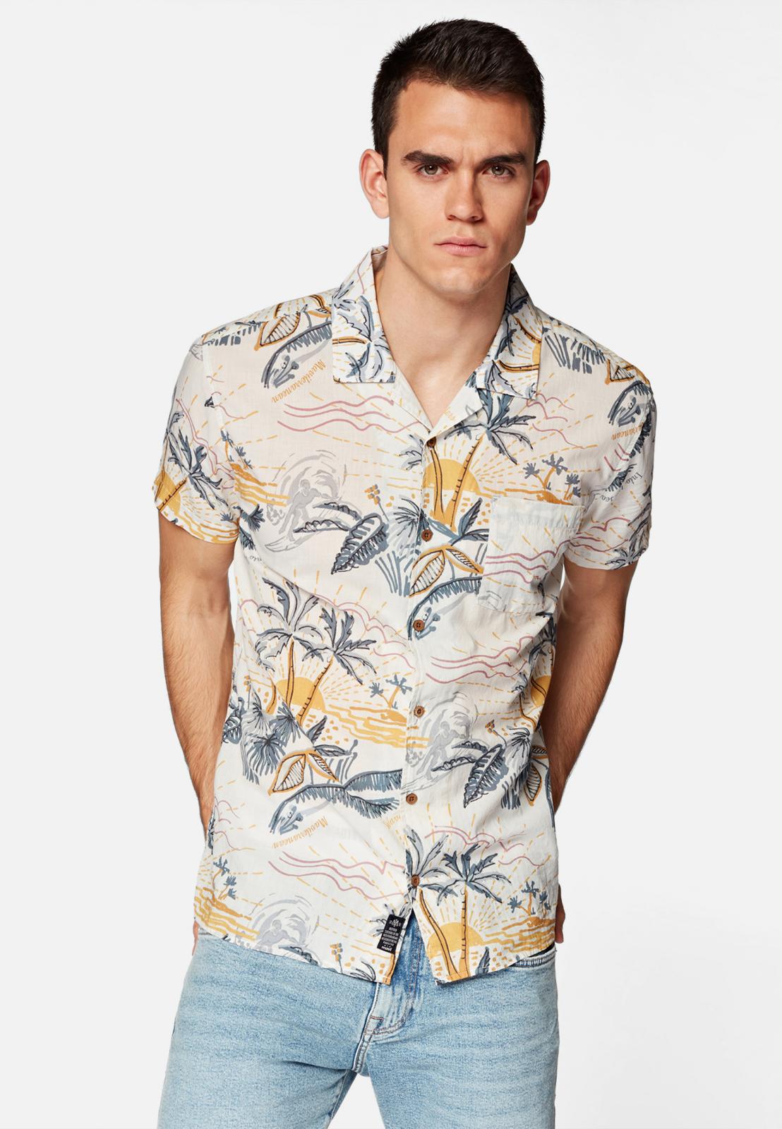 Mavi kurzarm Hawaihemd | Resort Shirt aus Baumwolle