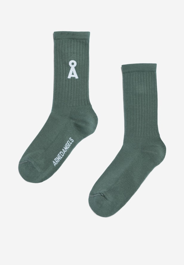 Armedangels SAAMUS BOLD Socken Regular Fit aus Bio-Baumwoll Mix in green spuce