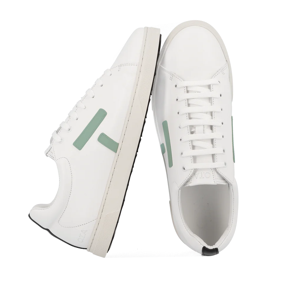 O.T.A Paris On The Asphalt Leder Sneaker KELWOOD in weiß /menthol