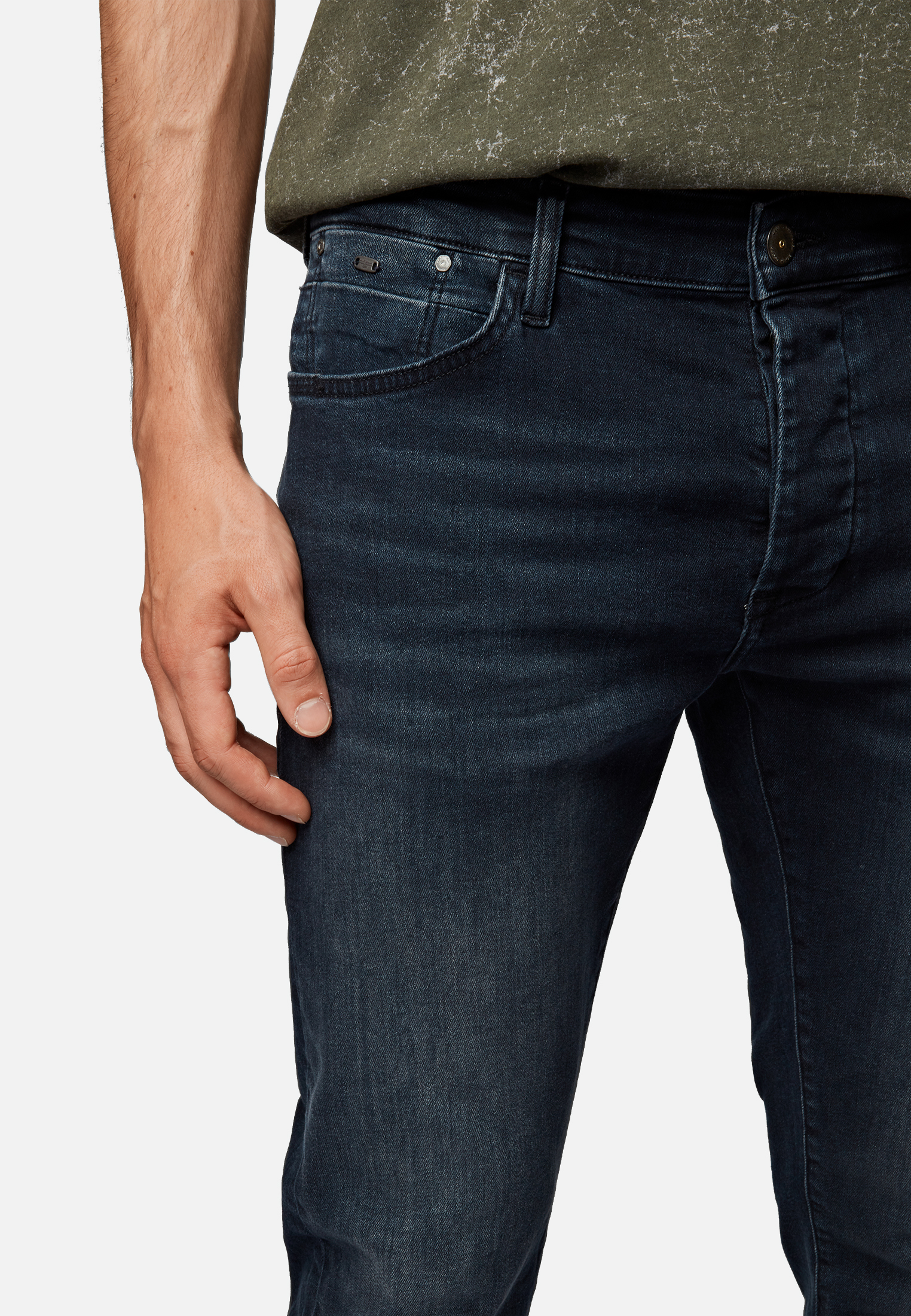 Mavi Yves Jeans Skinny Dunkelblau Brushed mit Strech Mavi Yves Jeans Skinny Dunkelblau Brushed mit Strech