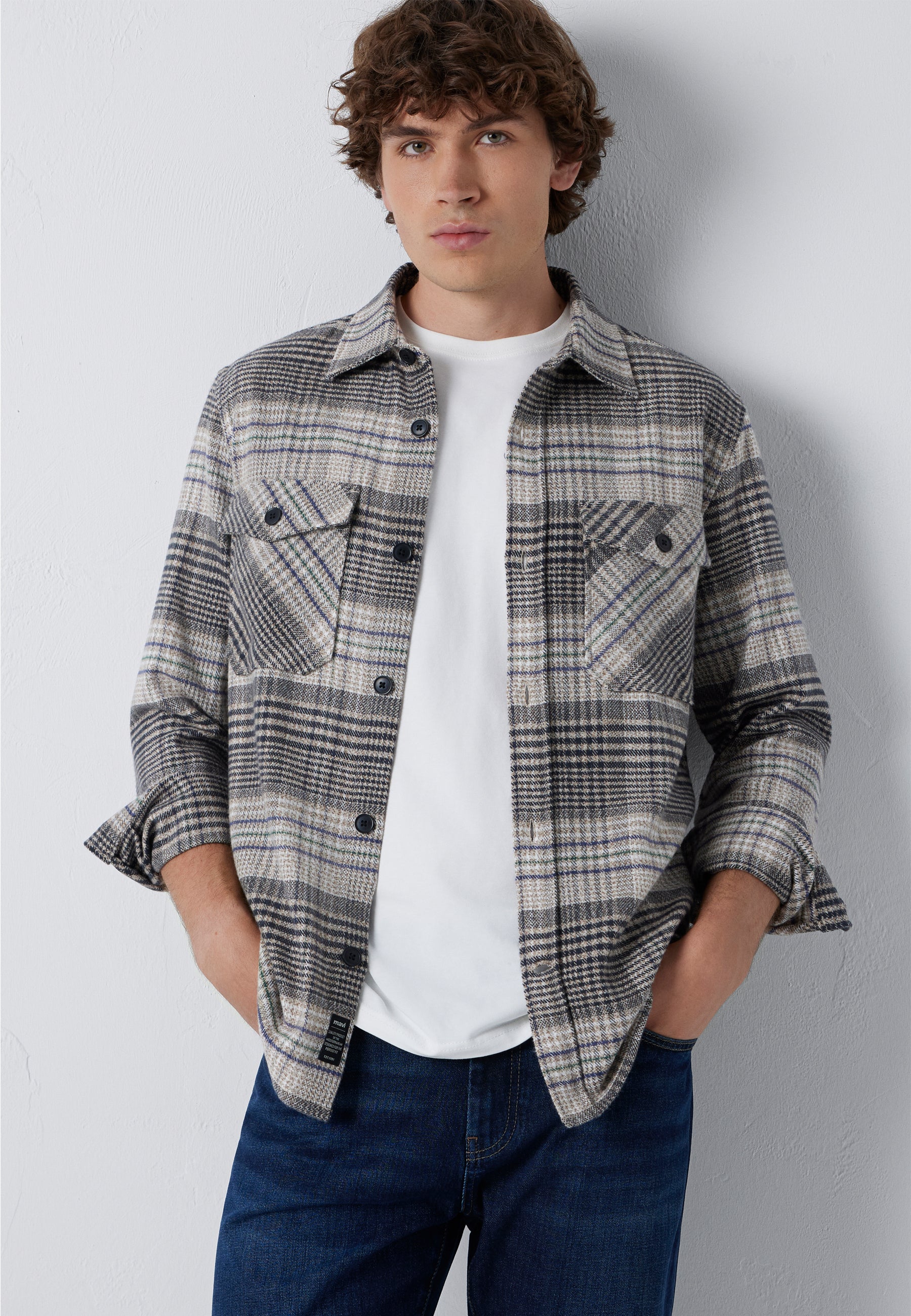 Mavi CHECK SHIRT grobes Hemd| Kariertes Overshirt M0212130-91725