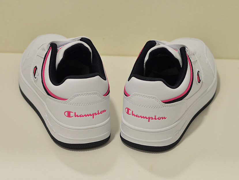 Champion Legacy Rebound 2.0 Low-Top- Damen Sneakers weiß / pink 2024 