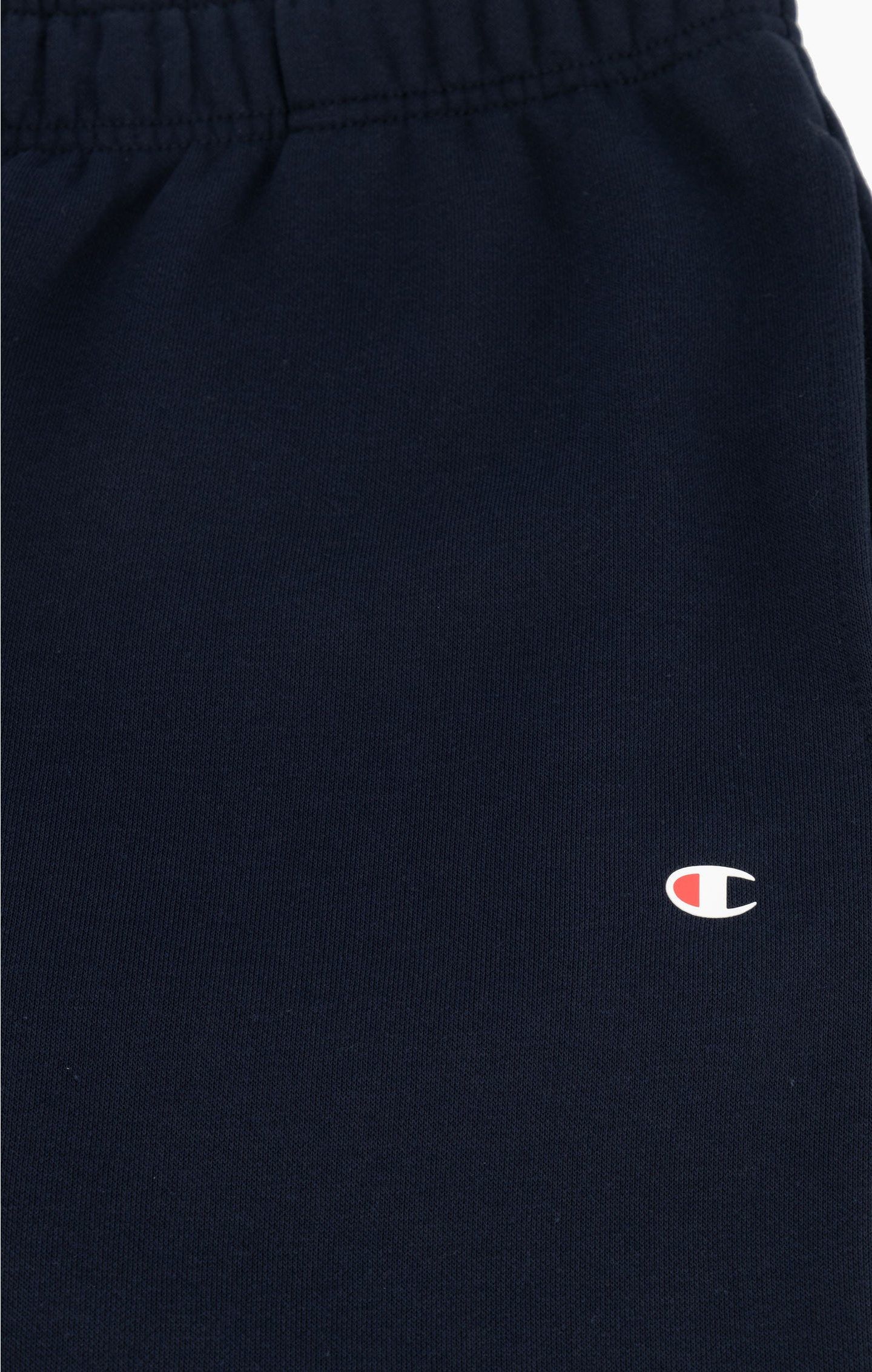 Champion Legacy Jogginghose mit C-Logo und gerippten Knöchelbündchen in blau Champion Legacy Jogginghose mit C-Logo und gerippten Knöchelbündchen in blau