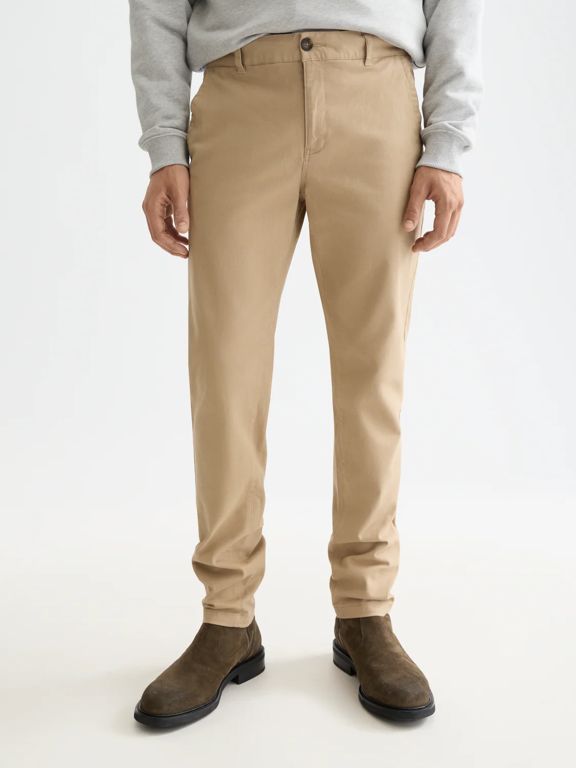 Scotch & Soda Core - Mott - Chino aus Stretch-Baumwolle in Sand