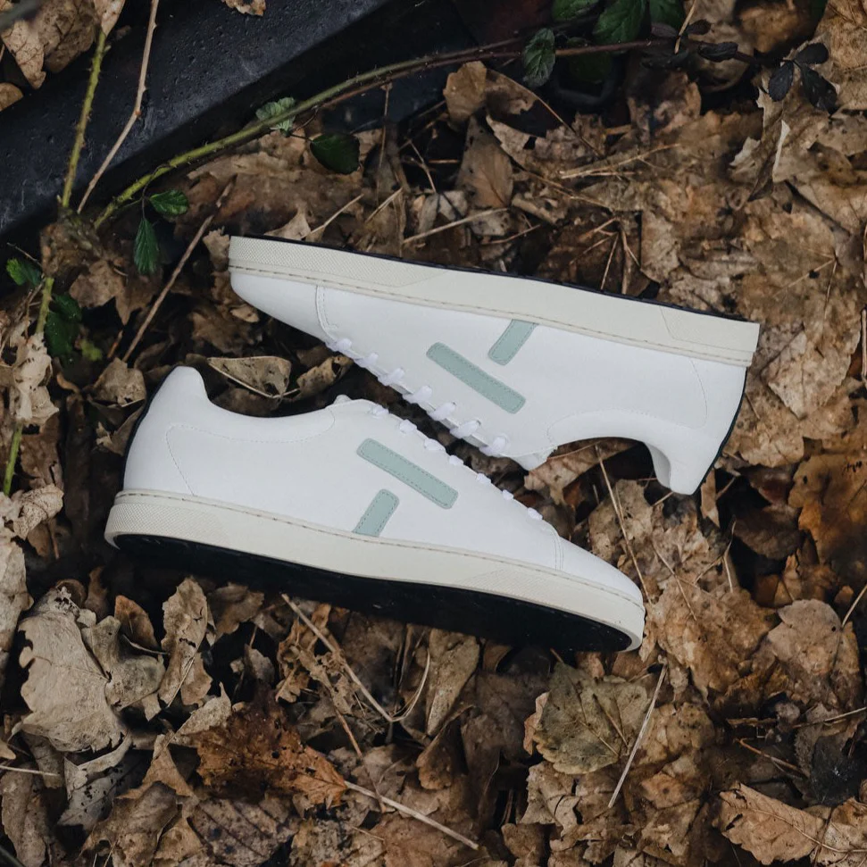 O.T.A Paris On The Asphalt Leder Sneaker KELWOOD in weiß /menthol