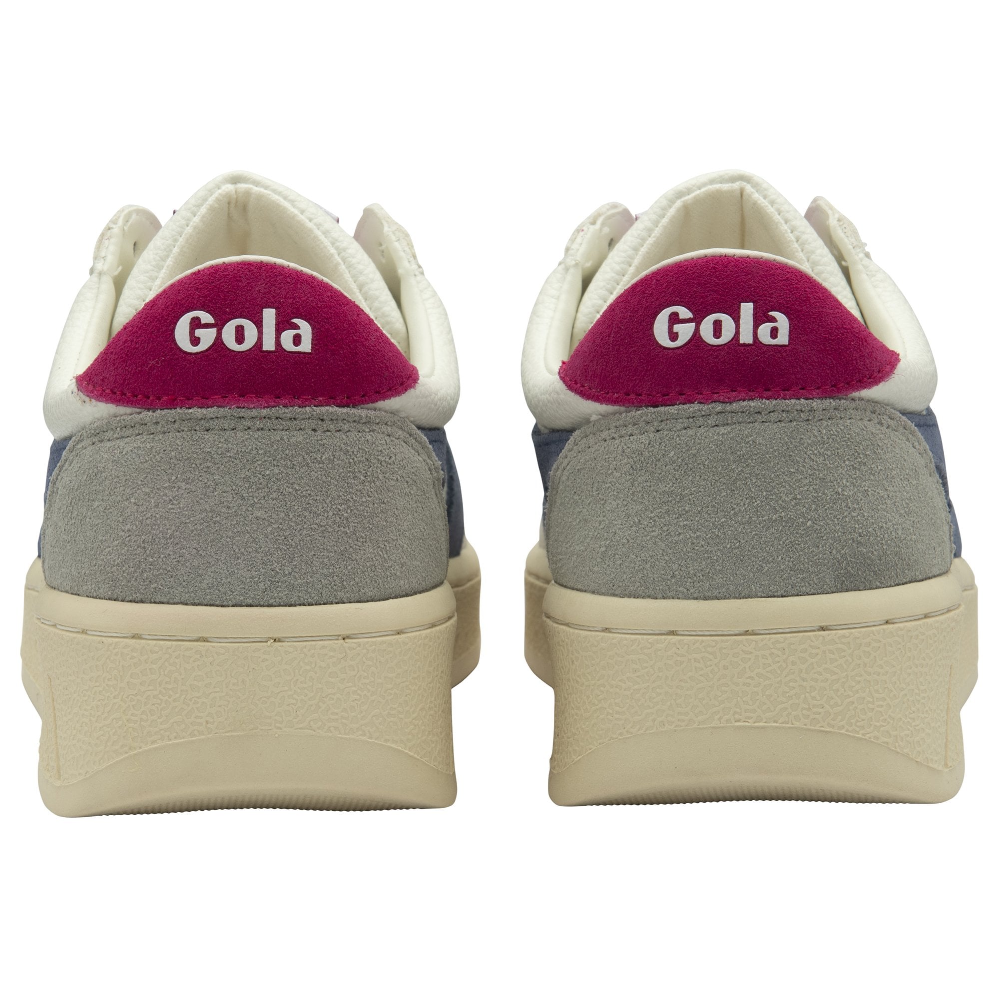  Gola Classics Women's Grandslam Trident Trainers White/Moonlight/Fuchsia