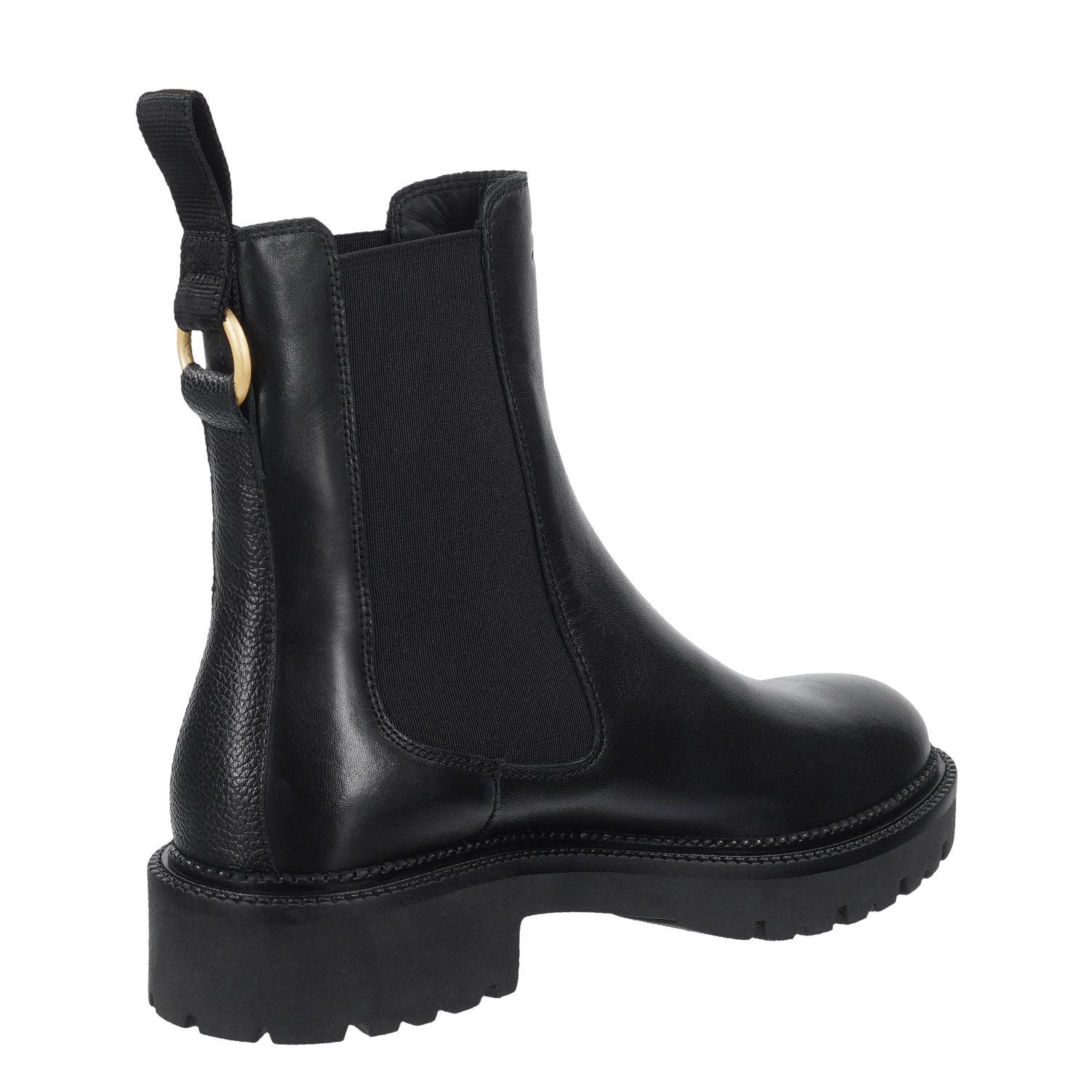 Gant Kelliin Chelsea Boot aus Leder in schwarz