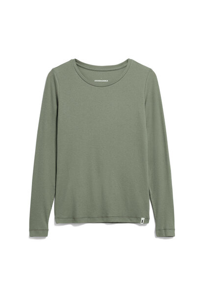 Armedangels JAALEAA Longsleeve aus TENCEL™ Lyocell Mix in grey green