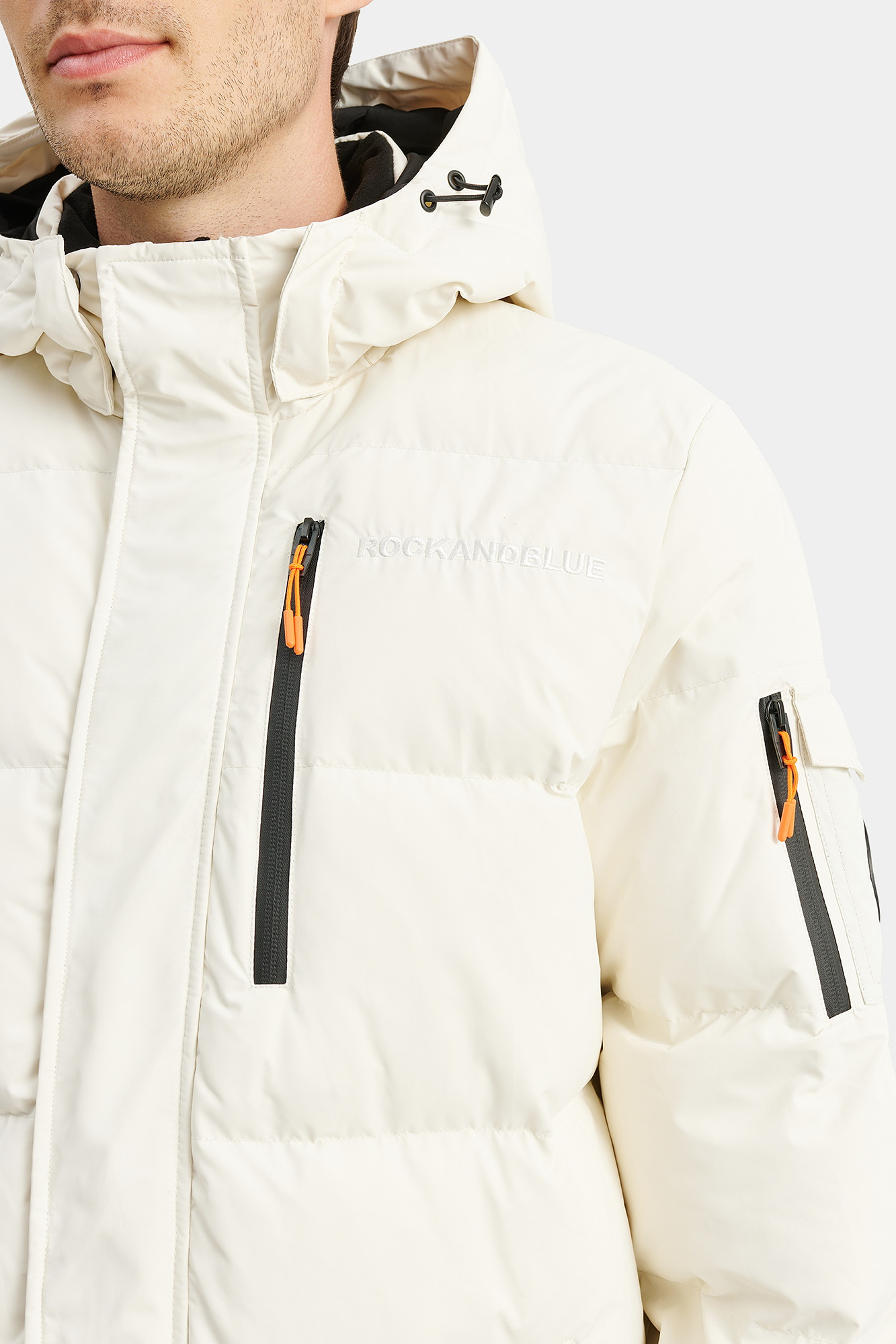 RockandBlue Hurricane Daunen Parka Ecru / off white