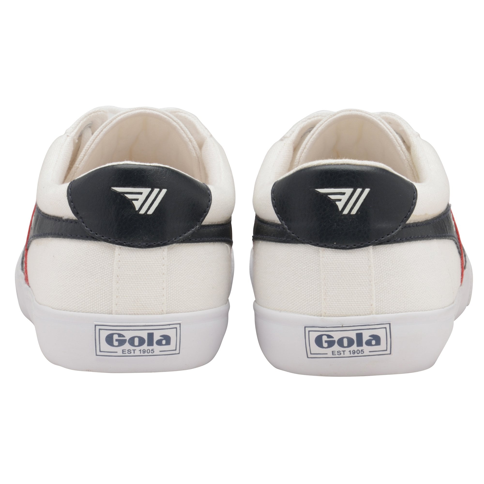 Vegan Gola Classics Men's Sneaker Varsity Trainers in White/Navy/Red Vegan Gola Classics Men's Sneaker Varsity Trainers in White/Navy/Red