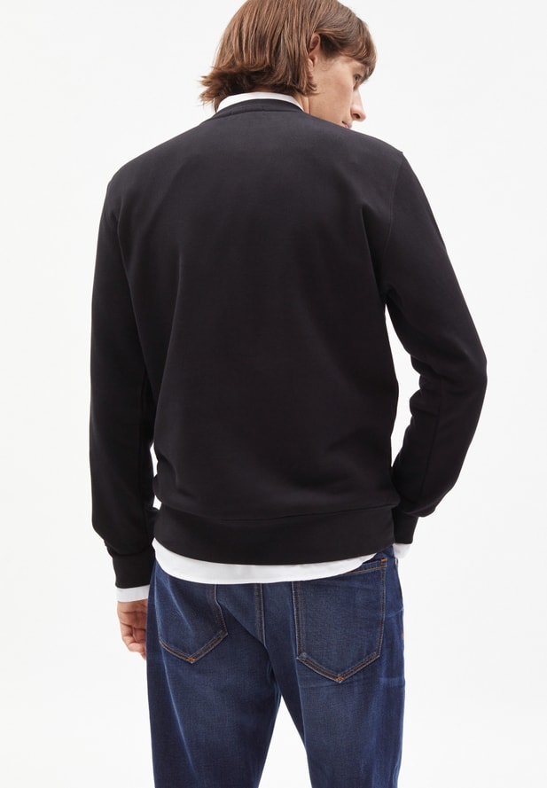 Armedangels MAALTE COMFORT Sweatshirt Regular Fit aus Bio-Baumwolle in schwarz Armedangels MAALTE COMFORT Sweatshirt Regular Fit aus Bio-Baumwolle in schwarz