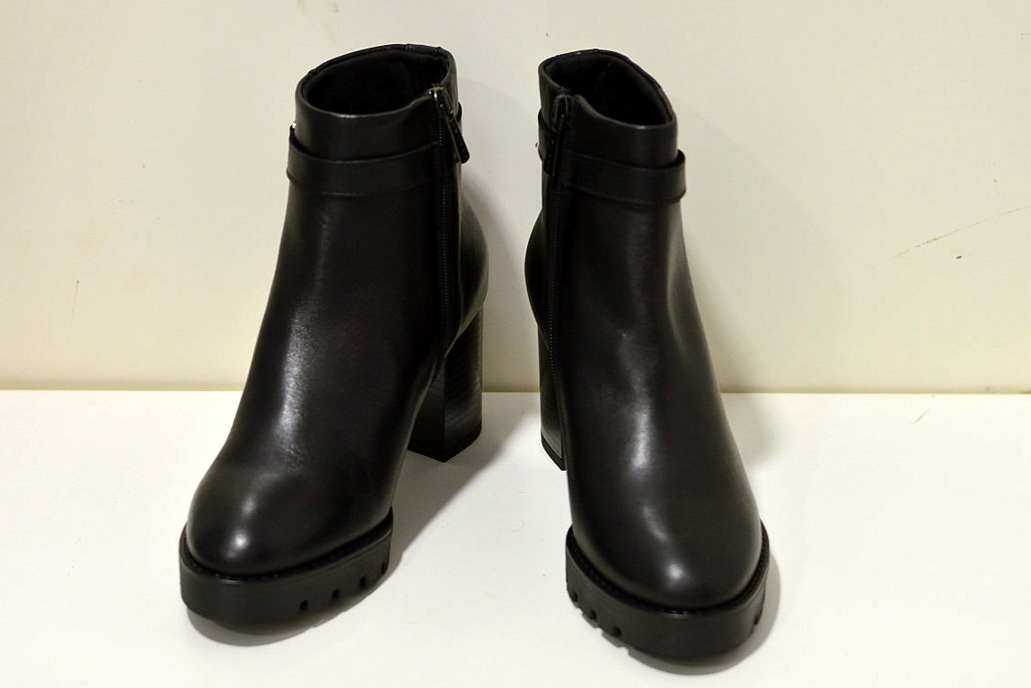 Igi&Co Damen-Stiefeletten aus Leder mit Absatz, schwarz