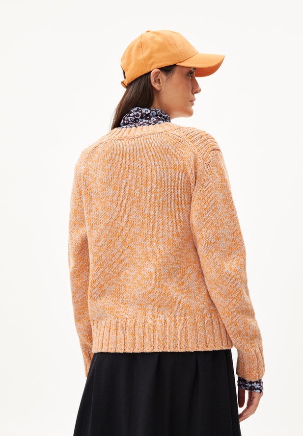 Armedangels AMALIAA LEOPARD Strick Pullover aus Bio-Woll Mix sunset-rose quartz Armedangels AMALIAA LEOPARD Strick Pullover aus Bio-Woll Mix sunset-rose quartz