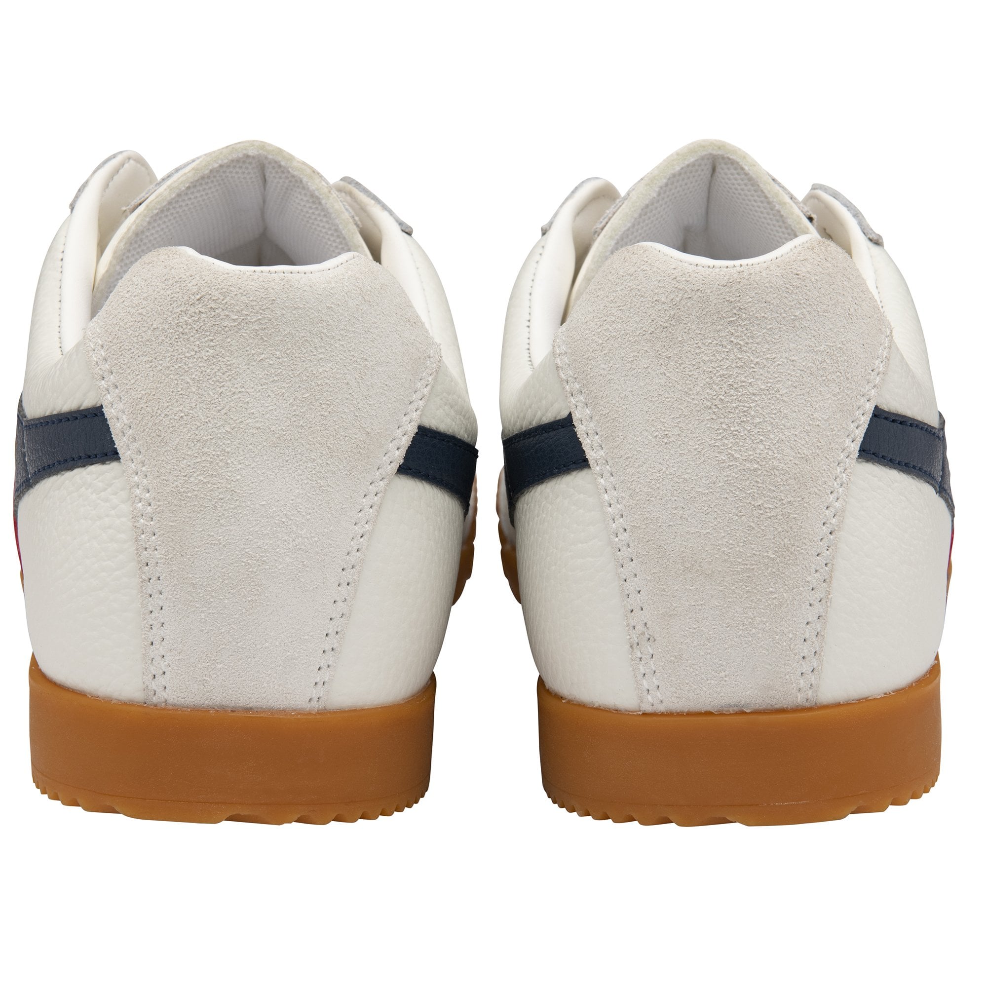 Gola Classics Sneaker Men's Harrier Leather Trainers in White/Navy/Red Gola Classics Sneaker Men's Harrier Leather Trainers in White/Navy/Red