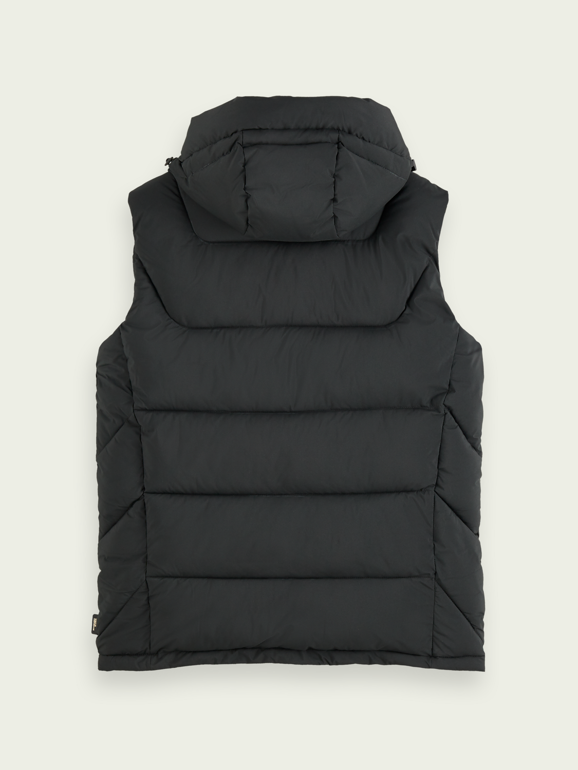 Scotch&Soda Gesteppter Weste Bodywarmer mit Kapuze in schwarz 