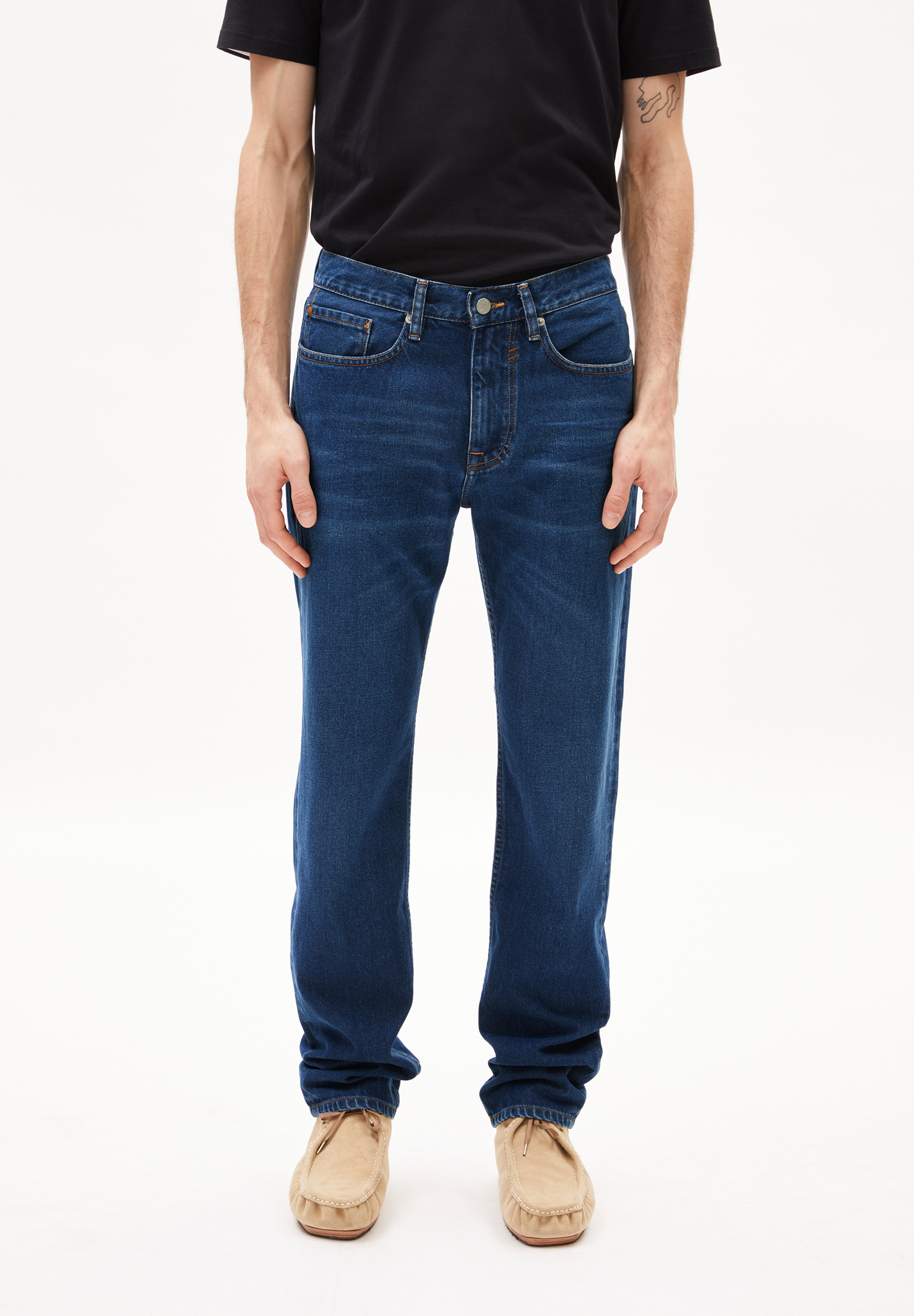 Armedangels  DYLAANO Jeans Straight Leg Mid Waist recycelte Baumwolle Non-Stretch