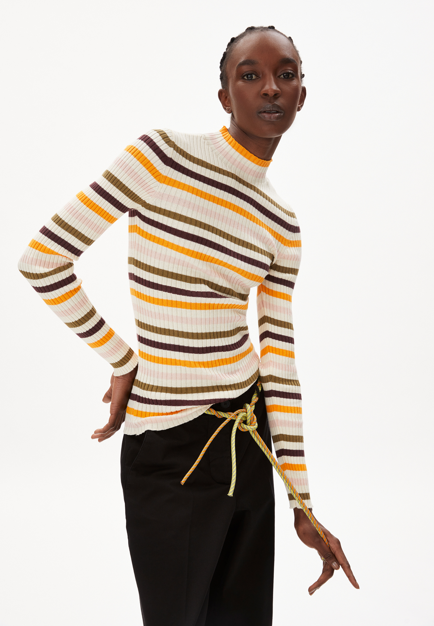 Armedangels ALAANI STRIPED Pullover aus Bio-Baumwolle in MULTICOLOR Armedangels ALAANI STRIPED Pullover aus Bio-Baumwolle in MULTICOLOR