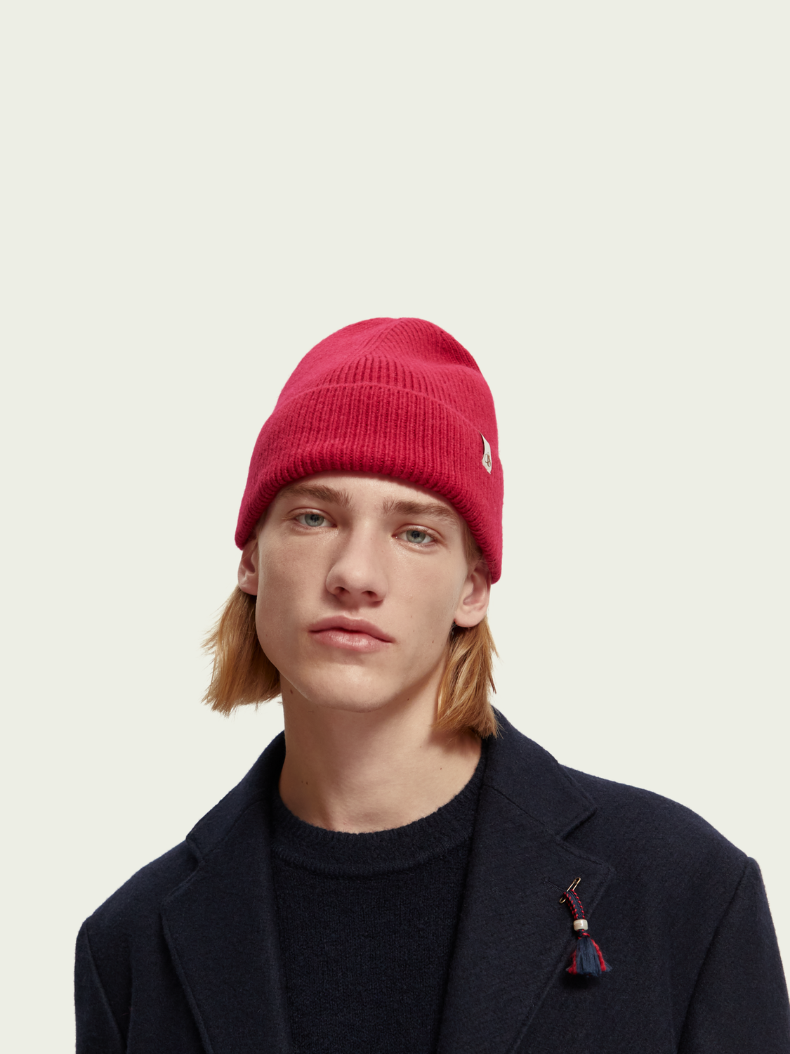 Scotch&Soda Unisex Mütze rib knit beanie in Love Potion