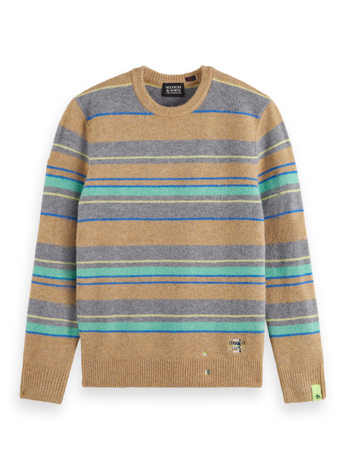 Scotch&Soda Regular fit softy wool stripes Pullover 