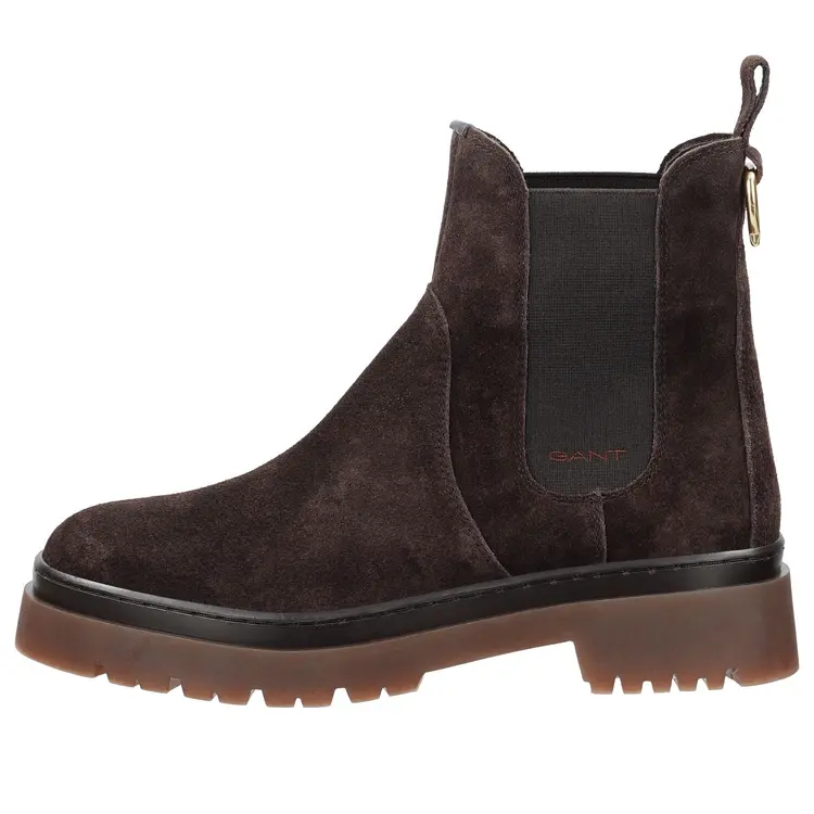 Gant Aligrey Chelsea Boot aus Leder in dark brown (G46)