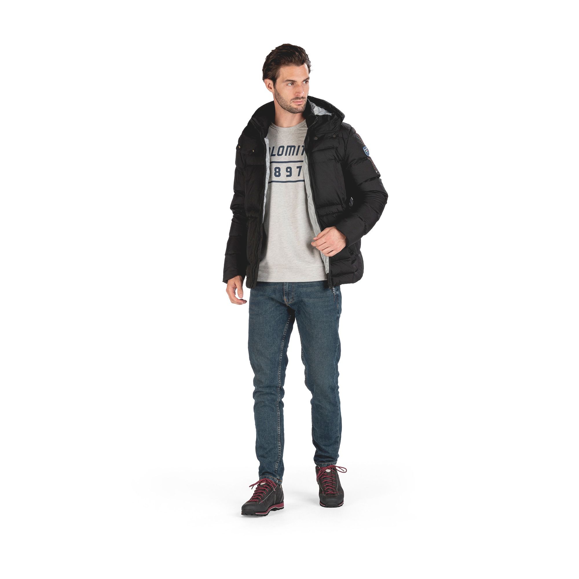 DOLOMITE 76 Fitzroy Jacke für Herren in schwarz 