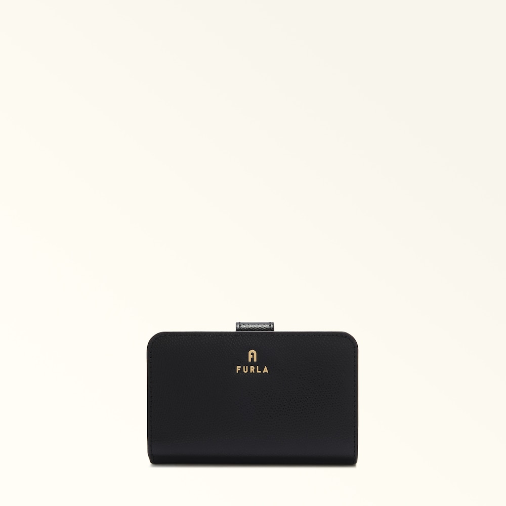 Furla Camelia Kompaktes Portemonnaie M in schwarz / gold