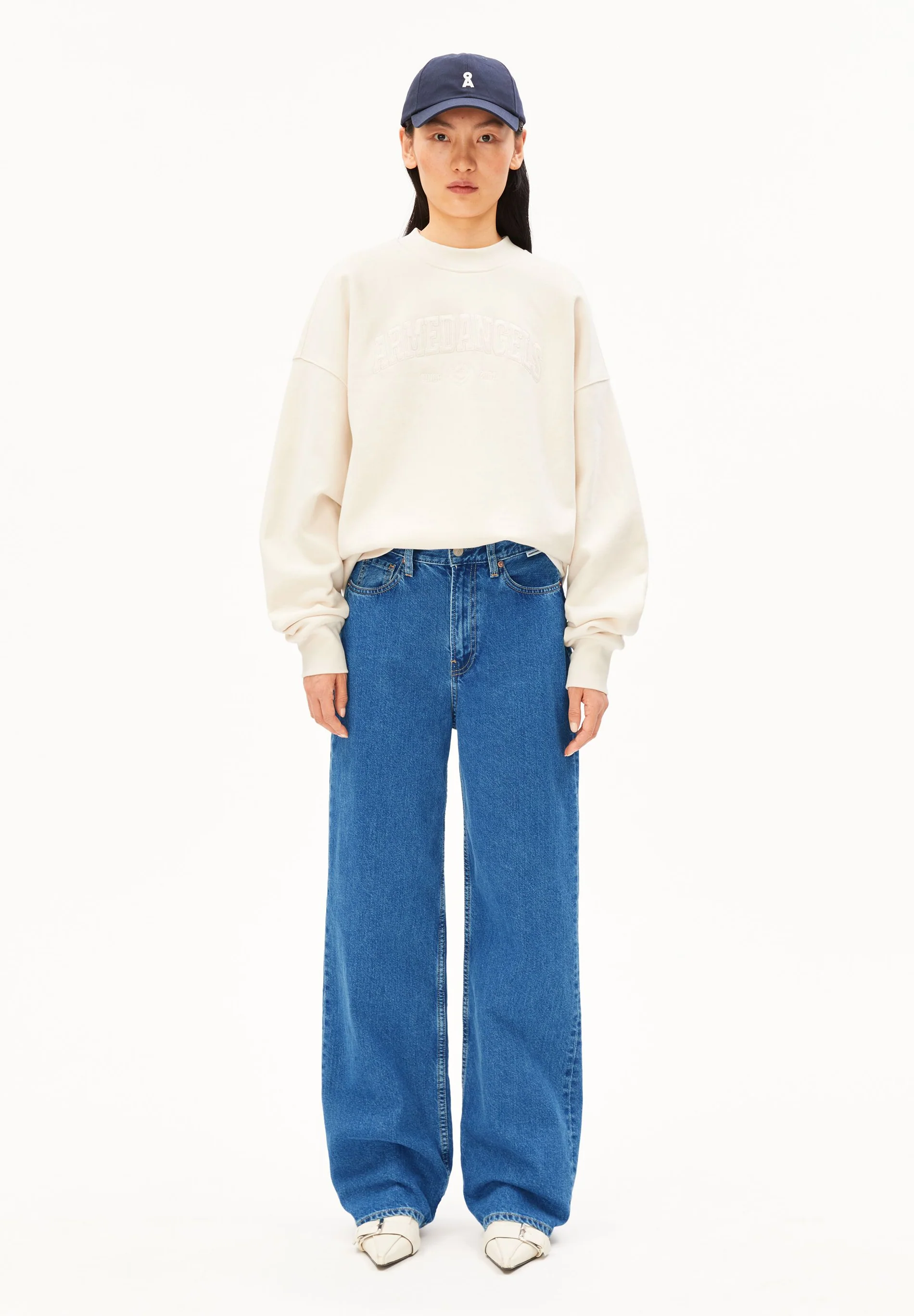 Armedangels ALIZAA COLLEGE SWEATSHIRT 100% Bio-Baumwolle in undyed