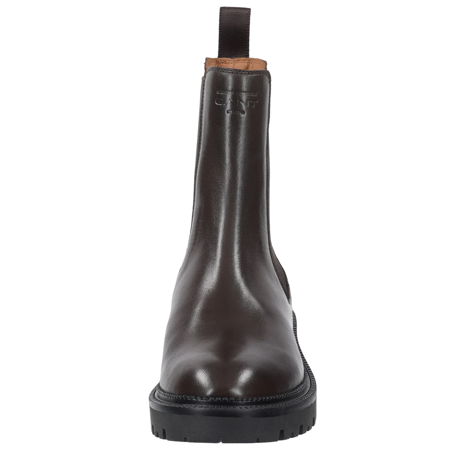 Gant Kelliin Chelsea Boot aus Leder in espresse braun