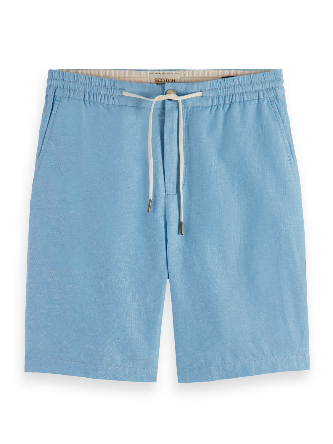 Scotch&Soda FAVE- COTTON/LINEN TWILL BERMU in blue lagoon Leinen Short 