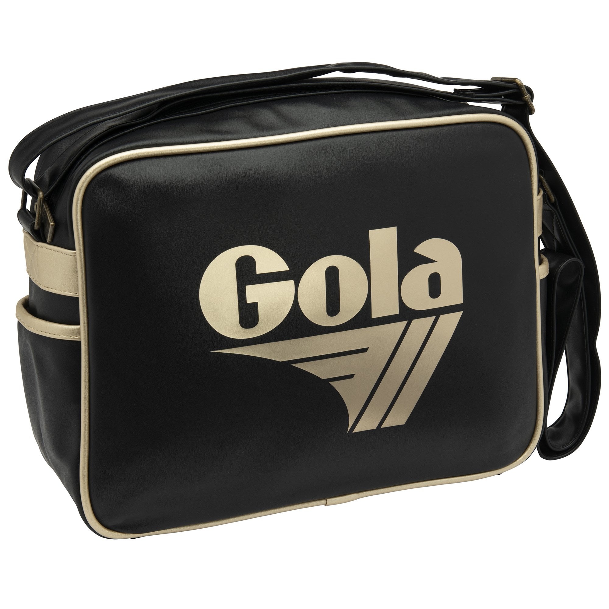 Gola Classics Redford Messenger Bag Unisex Black/Gold Tasche
