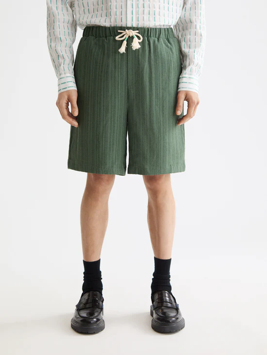 Scotch&Soda Fave striped bermuda shorts in Thyme