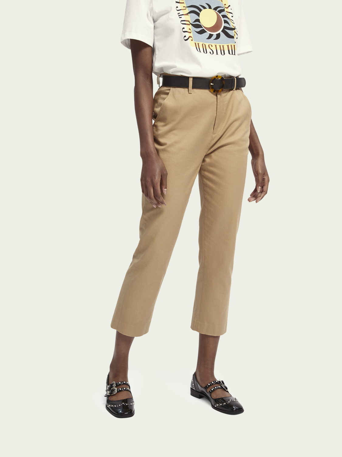 Scotch & Soda Damen-Chino Bell in beige