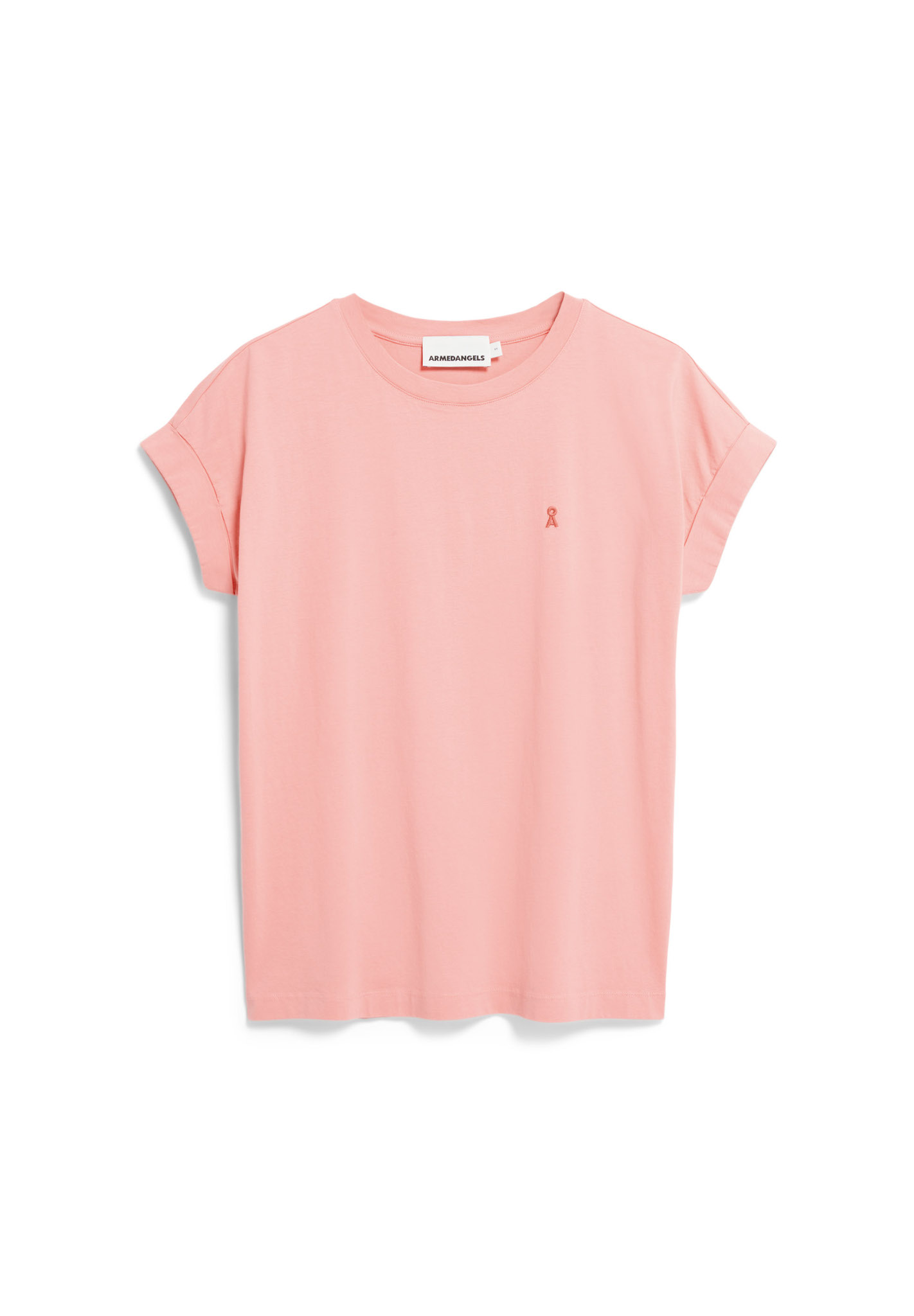 Armedangels IDAARA T-Shirt Loose Fit aus Bio-Baumwolle in deep rasalilly Armedangels IDAARA T-Shirt Loose Fit aus Bio-Baumwolle in deep rasalilly
