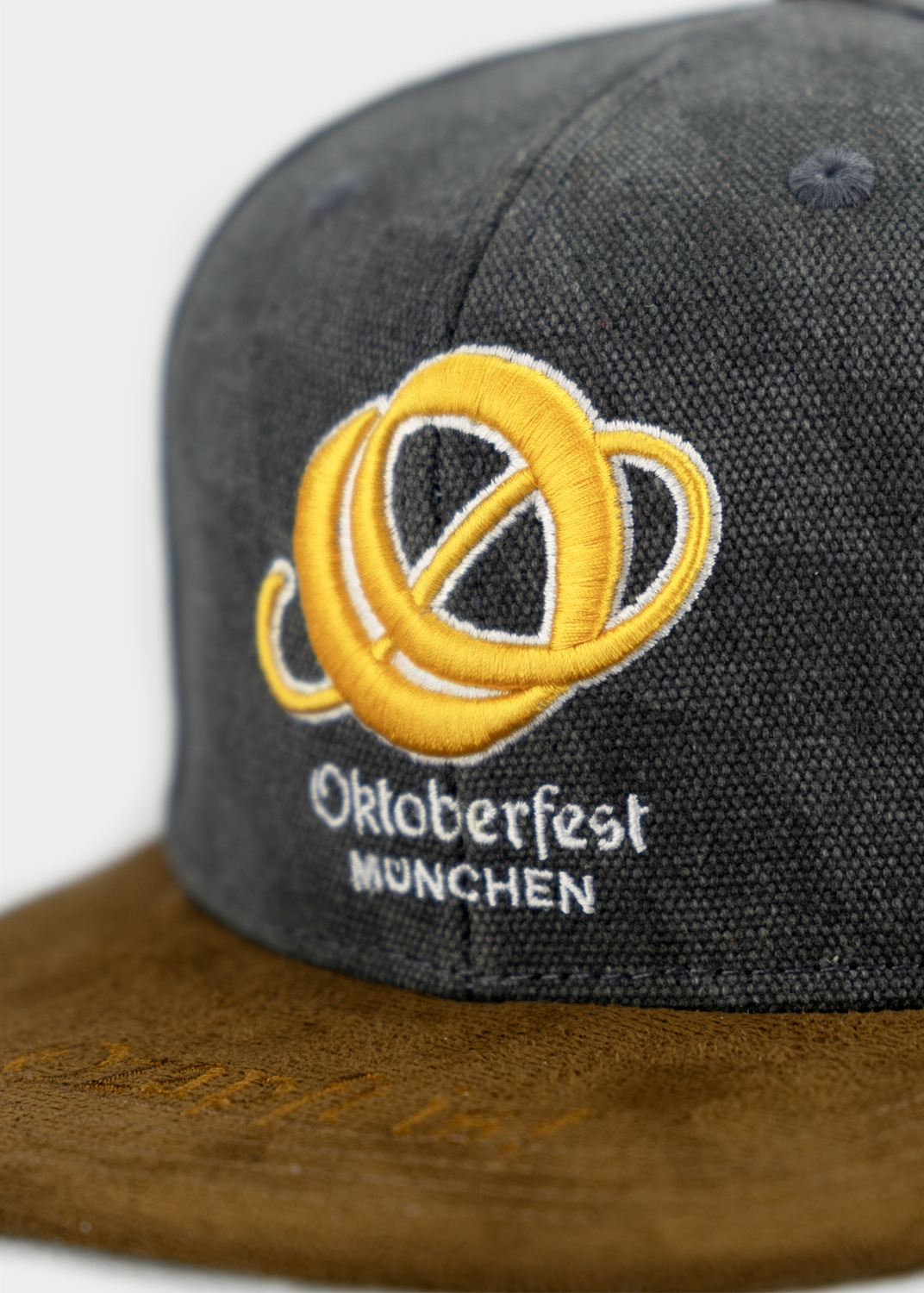 bavarian caps Cap "Oktoberfest München" - dunkelgrau (Snapback) CO62