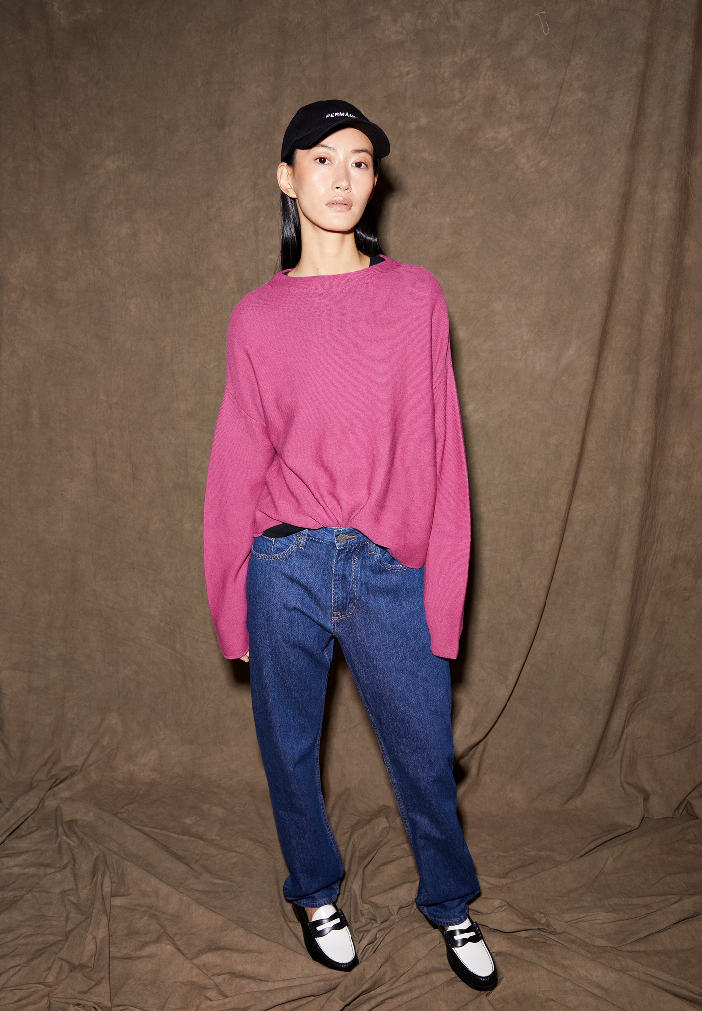 Armedangels MERINAA LINKS LINKS Pullover Loose Fit aus Bio-Baumwolle in berry Armedangels MERINAA LINKS LINKS Pullover Loose Fit aus Bio-Baumwolle in berry