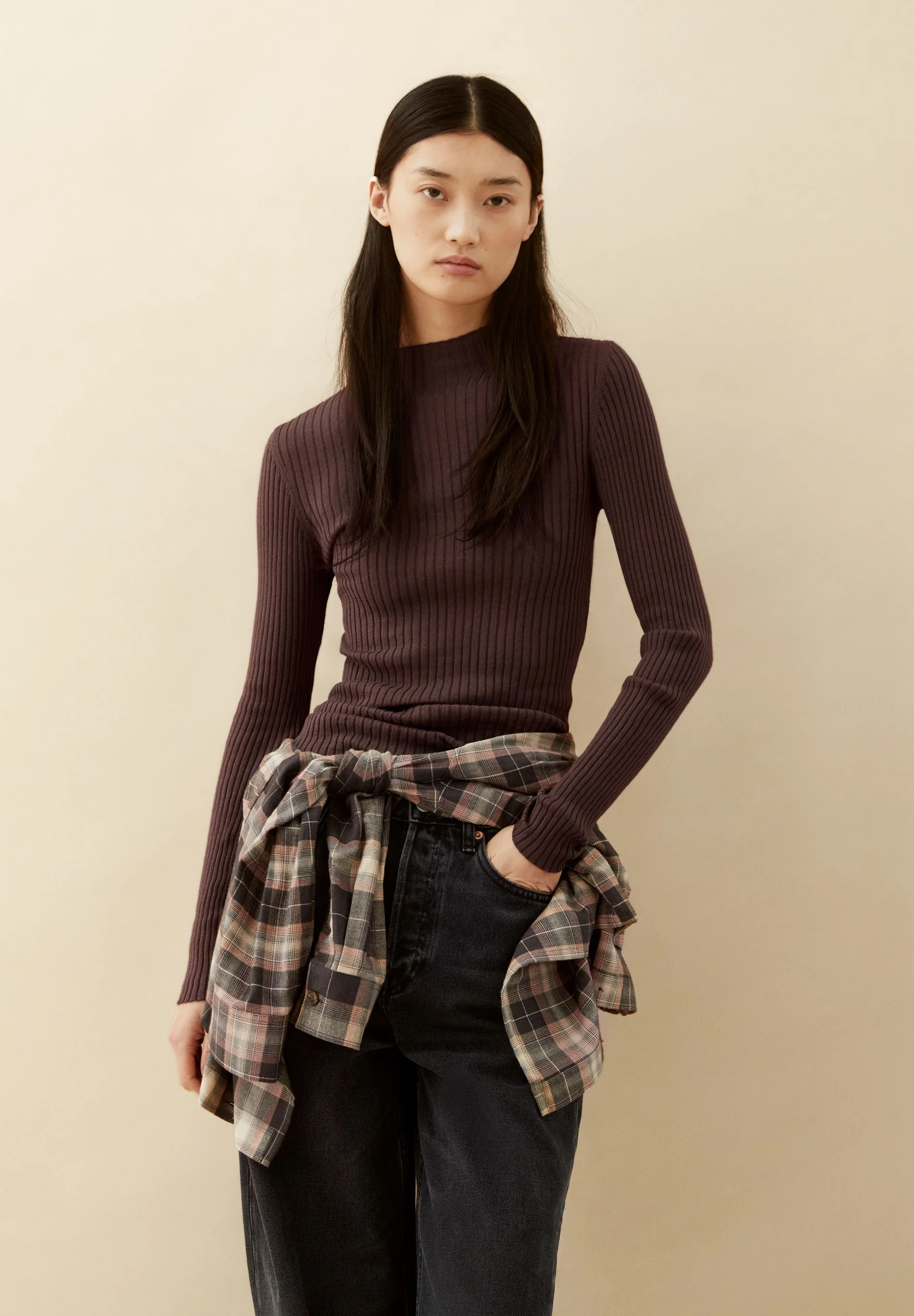Armedangels ALAANIA Pullover aus 100% Bio-Baumwolle in claystone
