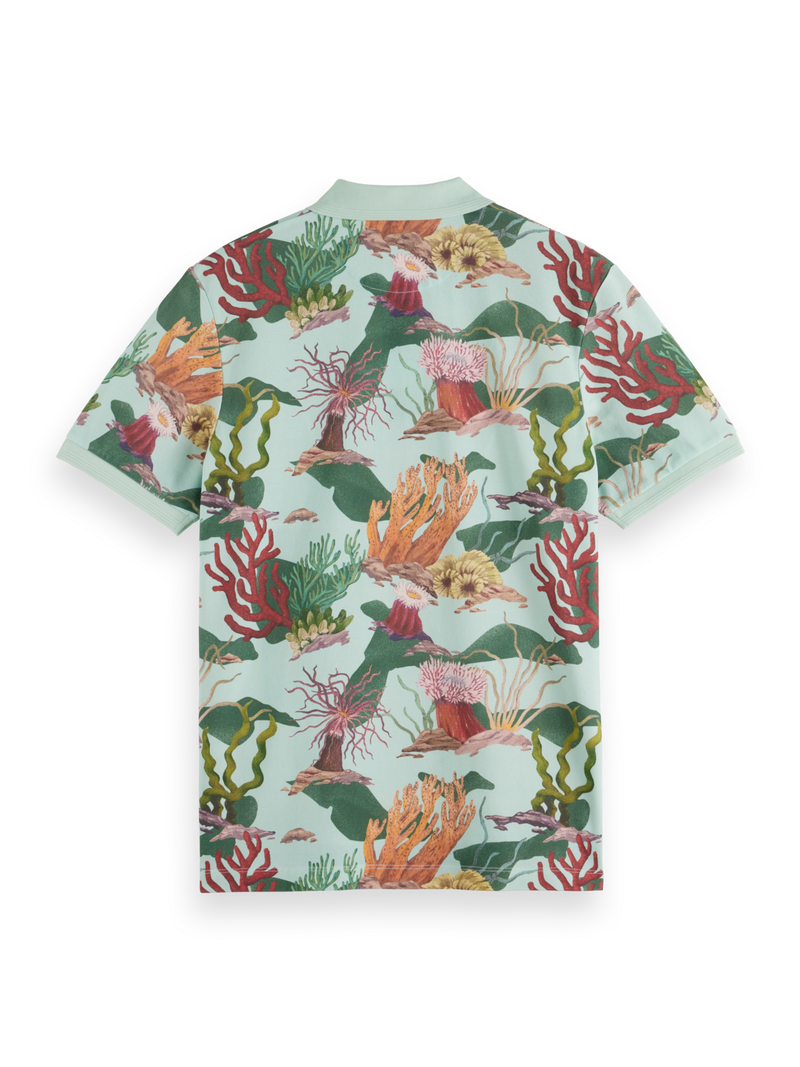 Scotch&Soda CORAL REEF CAMO PRINT POLO 