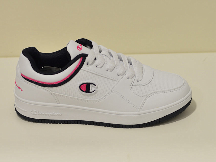 Champion Legacy Rebound 2.0 Low-Top- Damen Sneakers weiß / pink 2024 