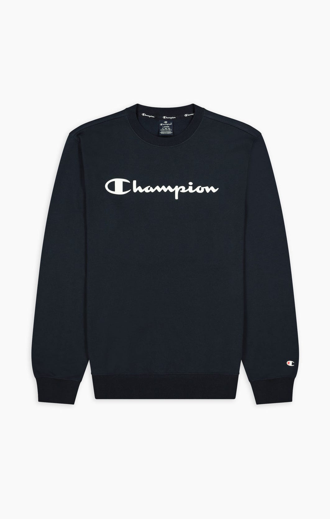 Champion Sweatshirt aus Baumwollfrottee mit Printlogo-Schriftzug
