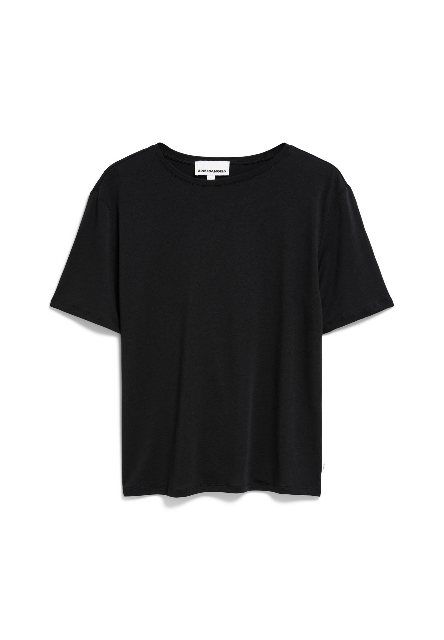 Armedangels  JILAANA  T-Shirt Loose Fit aus TENCEL™ Lyocell Mix in schwarz 
