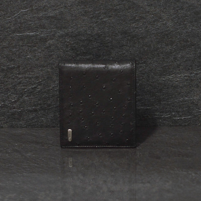 Possum Geldbörse aus feinstem Straußenleder American double Card Holder Possum Geldbörse aus feinstem Straußenleder American double Card Holder