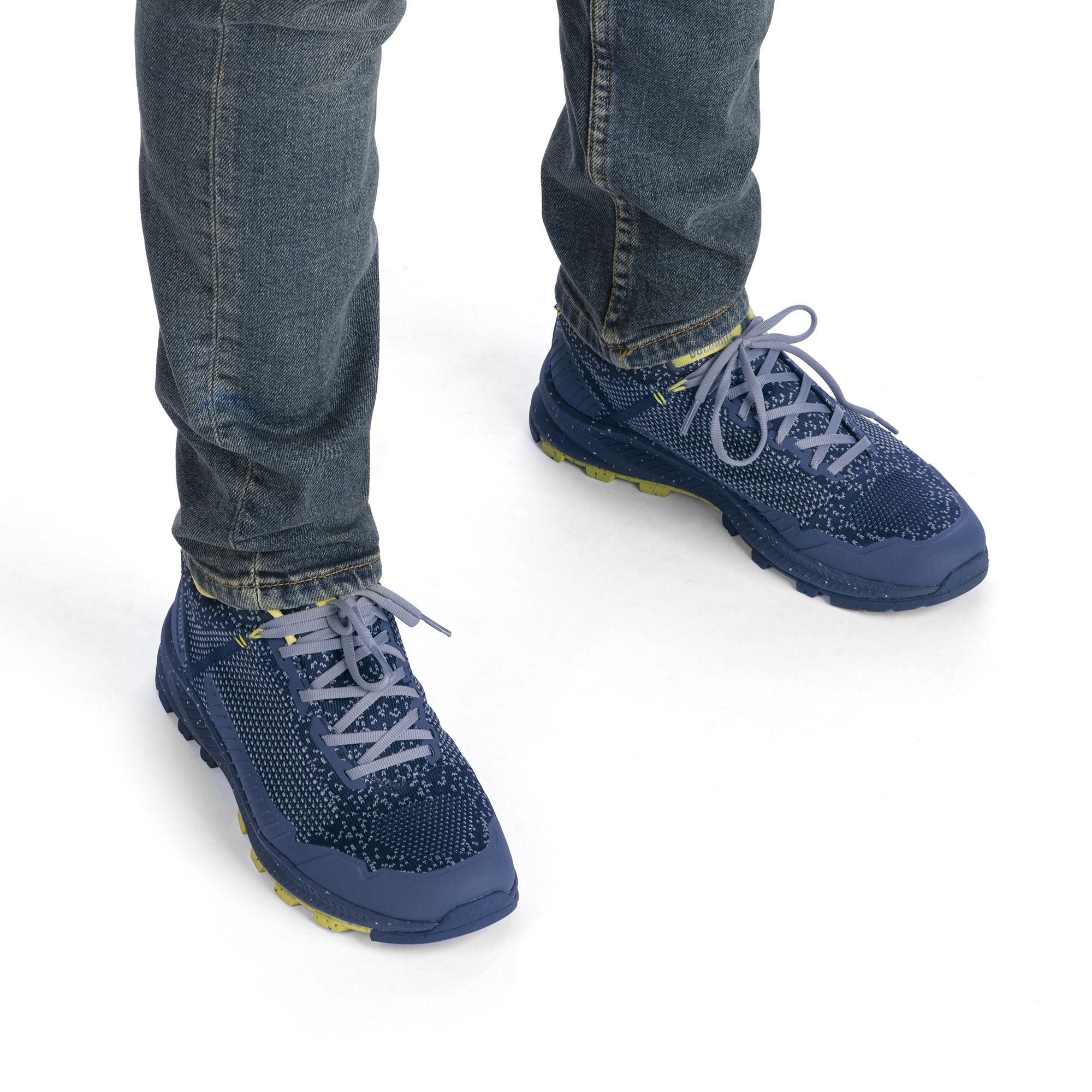 Dolomite Halbschuh Carezza M Recyc Blau Textil Wanderschuh