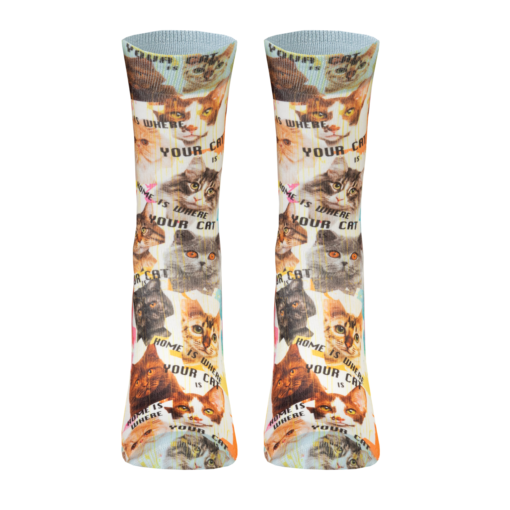 Socken wigglesteps 2 Paar Lady Socks in Geschenkboy Katzen Box 36-40 